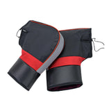 Maxbell Windproof Motorcycle Handlebar Muffs Soft Warm Winter for Snowmobile 35cmx28cm Reflective
