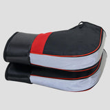 Maxbell Windproof Motorcycle Handlebar Muffs Soft Warm Winter for Snowmobile 35cmx28cm Reflective