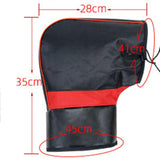 Maxbell Windproof Motorcycle Handlebar Muffs Soft Warm Winter for Snowmobile 35cmx28cm