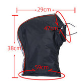 Maxbell Windproof Motorcycle Handlebar Muffs Soft Warm Winter for Snowmobile 38cmx29cm Reflective