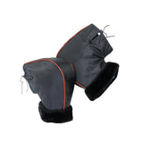 Maxbell Windproof Motorcycle Handlebar Muffs Soft Warm Winter for Snowmobile 30cmx27cm