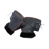 Maxbell Windproof Motorcycle Handlebar Muffs Soft Warm Winter for Snowmobile 30cmx27cm