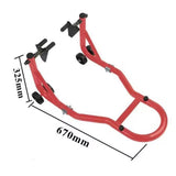 Maxbell Fork Lift & Swingarm Spool Wheel Motorcycle Stand for Motorcycyle rear