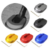 Maxbell Kickstand Enlarger Pad for Honda Forza 125 250 300 Replace High Quality Gray