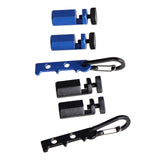 Maxbell Tall Stair Gauges Kit Framing Square Attachment Accessory Tools Anti Slip Black