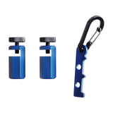 Maxbell Tall Stair Gauges Kit Framing Square Attachment Accessory Tools Anti Slip Blue