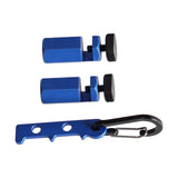 Maxbell Tall Stair Gauges Kit Framing Square Attachment Accessory Tools Anti Slip Blue