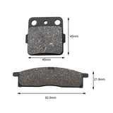 Maxbell 4x Front Rear Brake Pads Sturdy for Yamaha Yz 65 2018-2021 Accessory