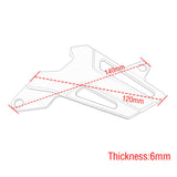 Maxbell Aluminum Alloy Front Sprocket Cover for Crf250L Crf250M Crf250 Durable Black