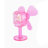 Maxbell Wind Powered Luminous Small Fan Styling for Motocross Ornaments Parts Pink