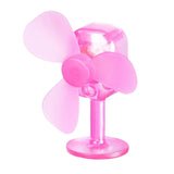 Maxbell Wind Powered Luminous Small Fan Styling for Motocross Ornaments Parts Pink