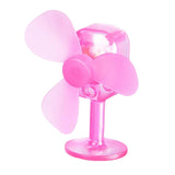 Maxbell Wind Powered Luminous Small Fan Styling for Motocross Ornaments Parts Pink