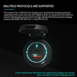 Maxbell USB Charger Socket PD Type C + QC 3.0 Quick Charge for Marine Scooter