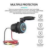 Maxbell USB Charger Socket PD Type C + QC 3.0 Quick Charge for Marine Scooter