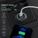 Maxbell USB Charger Socket PD Type C + QC 3.0 Quick Charge for Marine Scooter