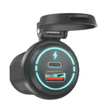 Maxbell Modified USB Charger Socket PD Type C + QC 3.0 for Boats Golf Cart