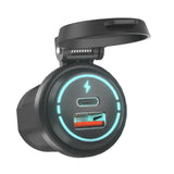 Maxbell Modified USB Charger Socket PD Type C + QC 3.0 for Boats Golf Cart
