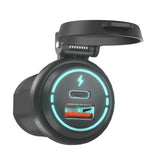 Maxbell Modified USB Charger Socket PD Type C + QC 3.0 for Boats Golf Cart