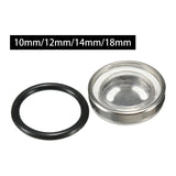 Maxbell Oil Pump Sight Glass Universal Gasket Repair Parts for Motorcycle 10mm