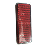 Maxbell Motorcycle Rear Reflector Rectangle Reflective for Bicycle Motorbike