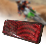 Maxbell Motorcycle Rear Reflector Rectangle Reflective for Bicycle Motorbike