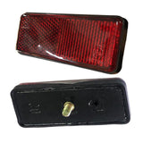 Maxbell Motorcycle Rear Reflector Rectangle Reflective for Bicycle Motorbike