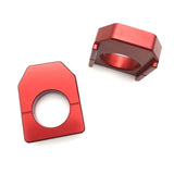 Maxbell 2Pcs Rear Axle Chain Adjuster Blocks for Honda CR125R Crf250R Crf450L