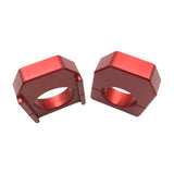Maxbell 2Pcs Rear Axle Chain Adjuster Blocks for Honda CR125R Crf250R Crf450L