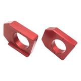 Maxbell 2Pcs Rear Axle Chain Adjuster Blocks for Honda CR125R Crf250R Crf450L