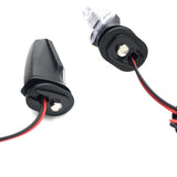 Maxbell 2Pcs Motorcycle Turn Signal Indicator for Honda CB 125R CBR 650R Repair Clear