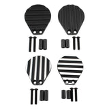 Maxbell Motorcycle Throttle Body Covers Kit for Honda CB350 After 2021 Durable Black