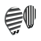 Maxbell Motorcycle Throttle Body Covers Kit for Honda CB350 After 2021 Durable Black and White