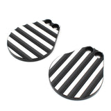 Maxbell Motorcycle Throttle Body Covers Kit for Honda CB350 After 2021 Durable Black and White