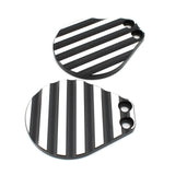 Maxbell Motorcycle Throttle Body Covers Kit for Honda CB350 After 2021 Durable Black and White