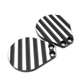 Maxbell Motorcycle Throttle Body Covers Kit for Honda CB350 After 2021 Durable Black and White
