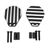 Maxbell Motorcycle Throttle Body Covers Kit for Honda CB350 After 2021 Durable Black and White