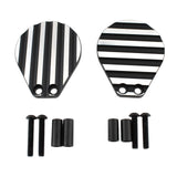 Maxbell Motorcycle Throttle Body Covers Kit for Honda CB350 After 2021 Durable Black and White