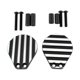 Maxbell Motorcycle Throttle Body Covers Kit for Honda CB350 After 2021 Durable Black and White