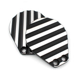 Maxbell Motorcycle Throttle Body Covers Kit for Honda CB350 After 2021 Durable Black and White