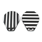 Maxbell Motorcycle Throttle Body Covers Kit for Honda CB350 After 2021 Durable Black and White