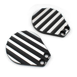 Maxbell Motorcycle Throttle Body Covers Kit for Honda CB350 After 2021 Durable Black and White