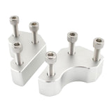 Maxbell Motorcycle Handlebar Risers Kit for GTR1400 2008-2022 Increased 25mm Argent