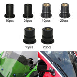 Maxbell Durable Rubber Well Nuts Cowls Fastener Metric Universal Replace 10x M4