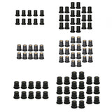 Maxbell Durable Rubber Well Nuts Cowls Fastener Metric Universal Replace 10x M4