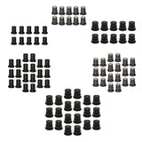 Maxbell Durable Rubber Well Nuts Cowls Fastener Metric Universal Replace 10x M4
