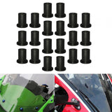 Maxbell Durable Rubber Well Nuts Cowls Fastener Metric Universal Replace 20x M4