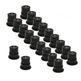 Maxbell Durable Rubber Well Nuts Cowls Fastener Metric Universal Replace 20x M6