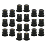 Maxbell Durable Rubber Well Nuts Cowls Fastener Metric Universal Replace 20x M6