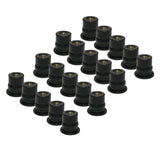 Maxbell Durable Rubber Well Nuts Cowls Fastener Metric Universal Replace 20x M6