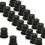 Maxbell Durable Rubber Well Nuts Cowls Fastener Metric Universal Replace 20x M6
